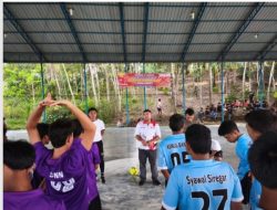 42 Tim Berlaga di Turnamen Futsal Putra Gunto Ketua PMI Paluta: Kita Semua Bersaudara