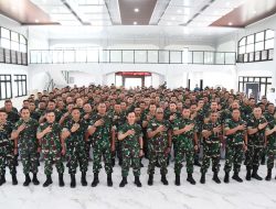 Kunker di Makorem 044/Gapo, Pangdam II/Swj : Siapkan Pendidikan Anak Sejak Dini