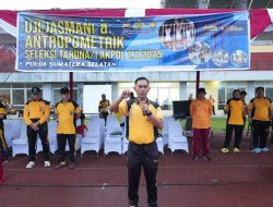 Polda Sumsel Tegaskan Transparansi dalam Tes Jasmani Calon Taruna Akpol 2025.