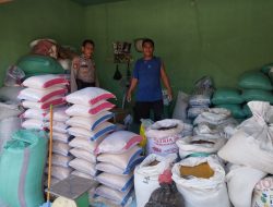 Unit Intelkam Polsek Rambutan Monitoring Pulbaket serta Pengecekan Standar Mutu Beras 