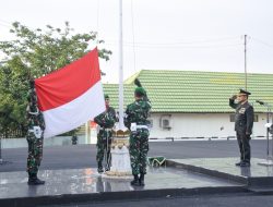 Korem 044/Gapo Gelar Upacara Peringatan HUT Ke 80 Kemerdekaan Republik Indonesia