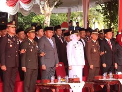 Polres bersama Forkopimda Banyuasin, Gelar Upacara ke-80 RI