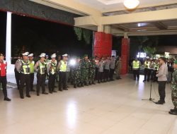 Kapolres – Dandim Banyuasin Kompak Patroli Gabungan Skala Besar
