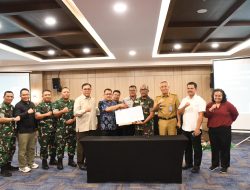 Danrem 044/Gapo Hadiri Pembukaan Workshop Pengawalan dan Monitoring Percepatan Kontrak Konstruksi Cetak Sawah TA. 2025