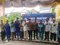 Polres Banyuasin Wujudkan Serah Terima Kunci Bedah Rumah Program Proaktif Polres Banyuasin Peduli