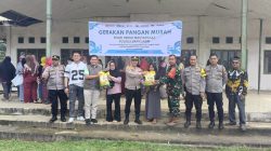 Gerakan Pangan Murah Polres Banyuasin Sukses Jual 10 Ton Beras Bulog Dalam Sehari