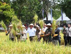 Danrem 044/Gapo Hadiri Pembukaan Gebyar Perbenihan Tanaman Pangan Nasional Ke-X Prov. Sumsel Tahun 2025